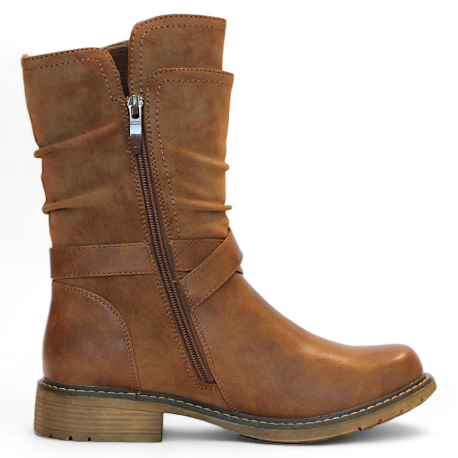 Botin Casual Mujer Steem land Linate Camel