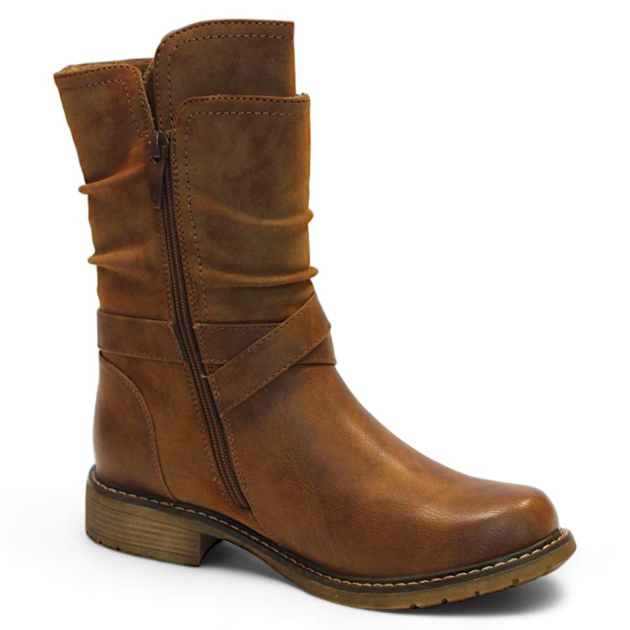Botin Casual Mujer Steem land Linate Camel