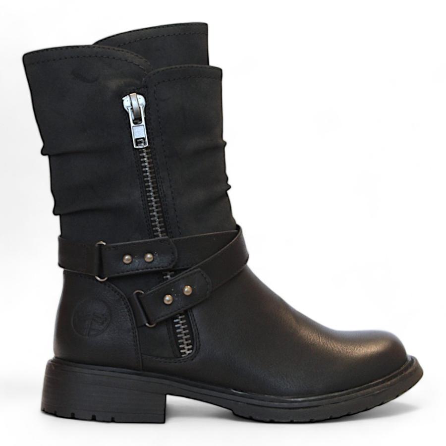 Botin Casual Mujer Steem land Linate Negro