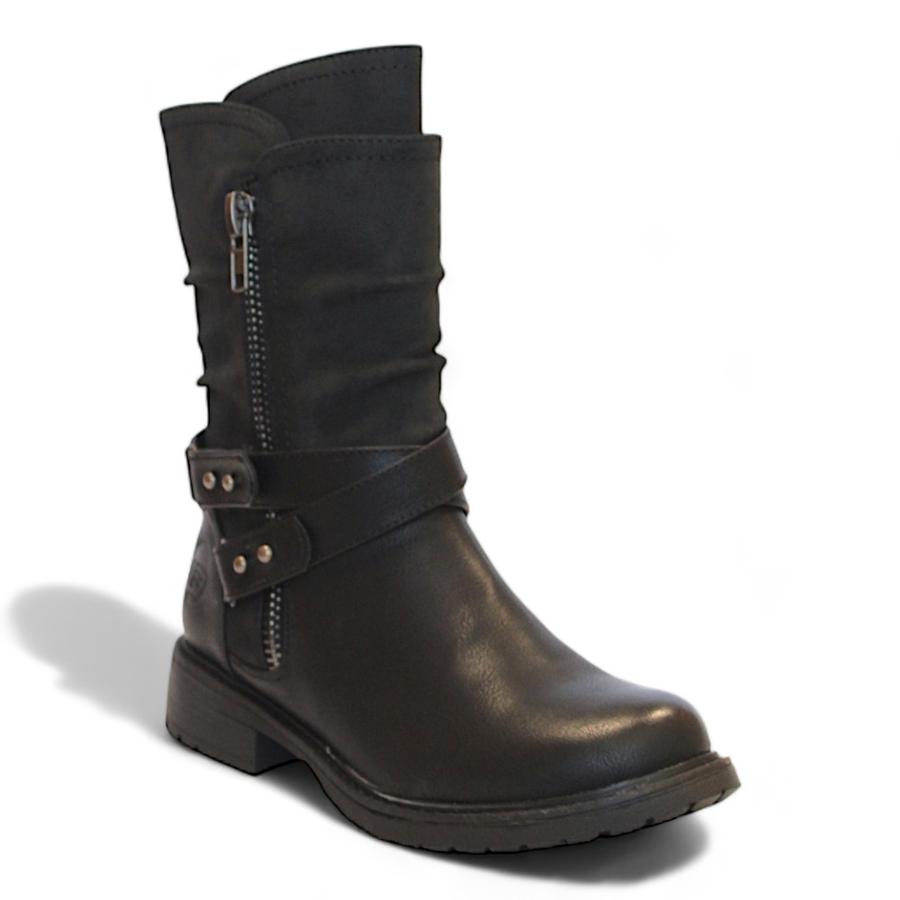 Botin Casual Mujer Steem land Linate Negro