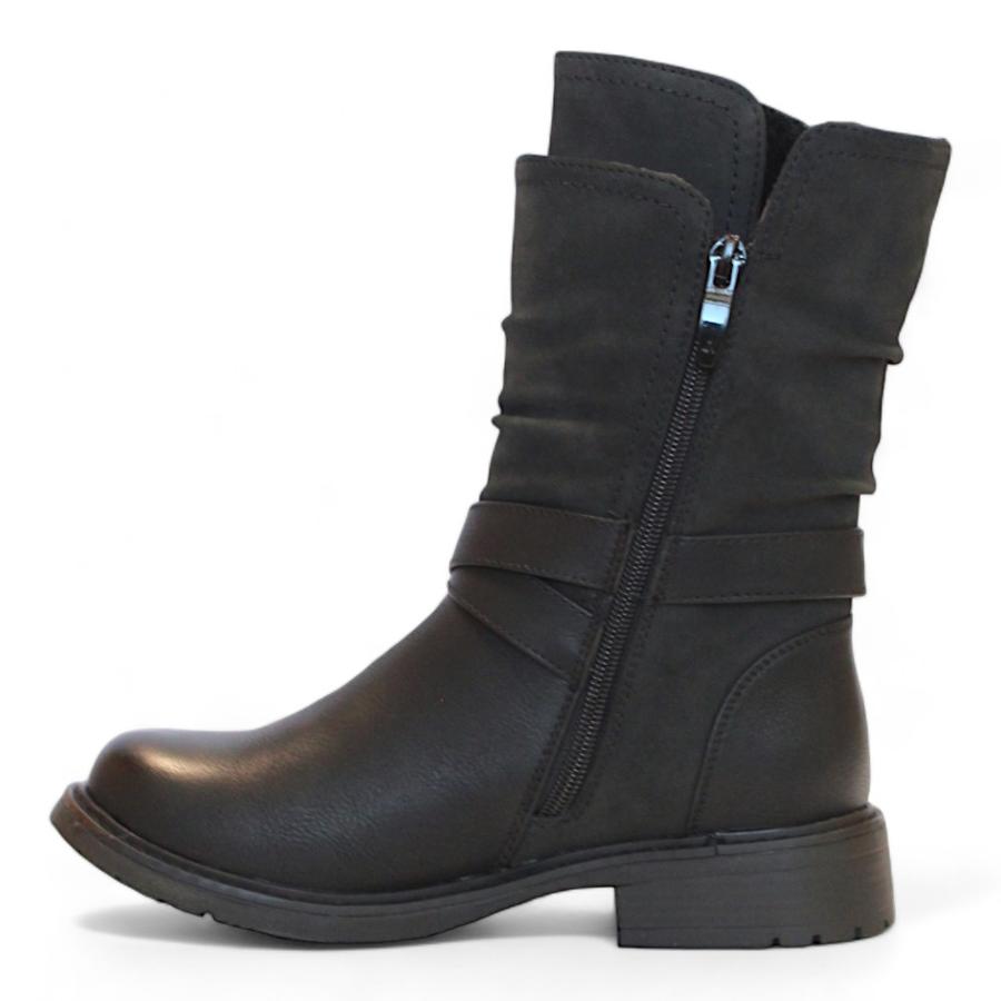 Botin Casual Mujer Steem land Linate Negro