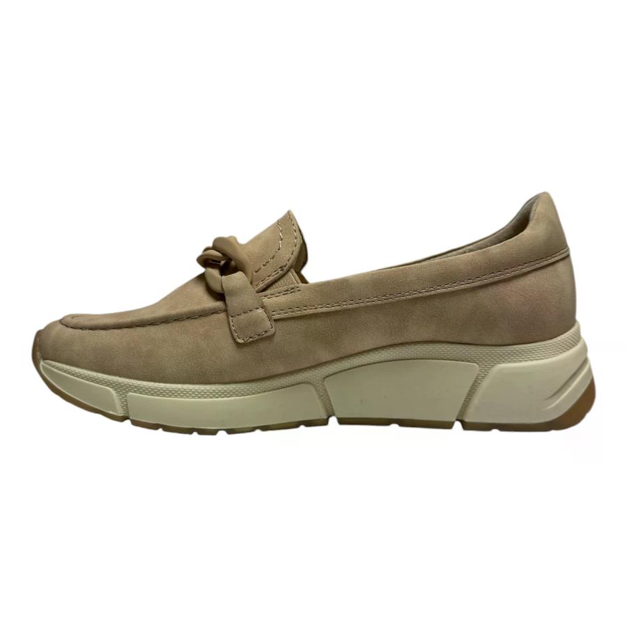 Mocasin Casual Mujer Steem Land Bonso Beige