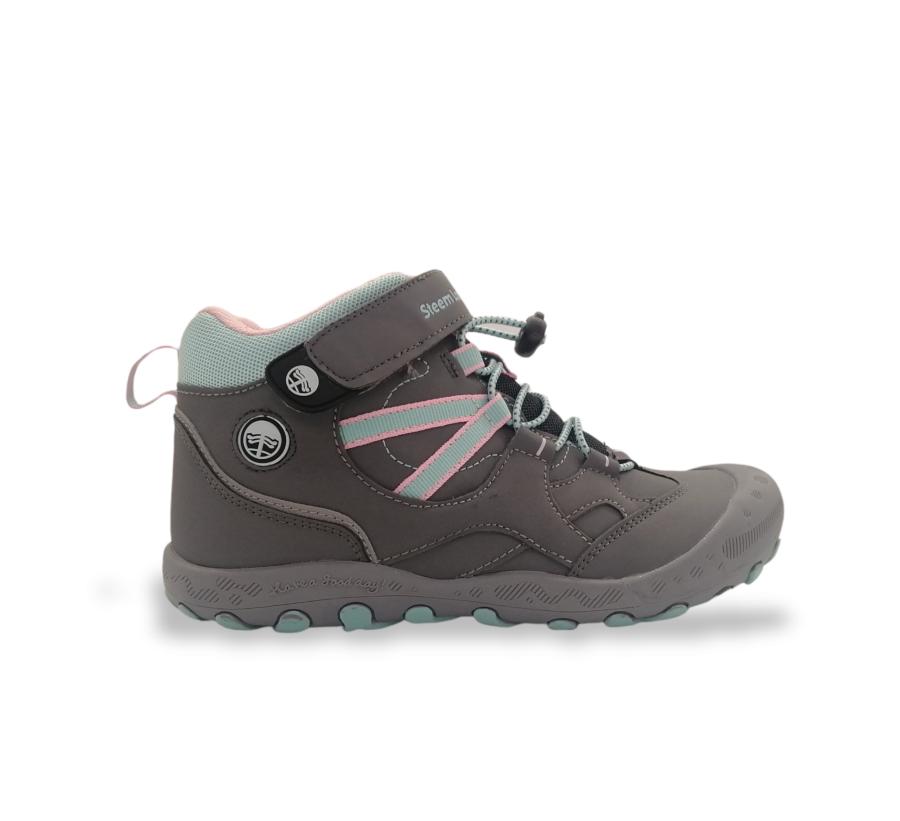 Botin Outdoor Infantil Steem Land Taumapu Gris