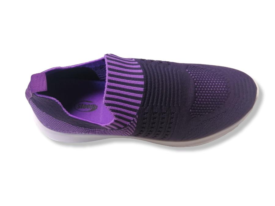 Zapatilla Tejido Mujer Steem Passira Violeta