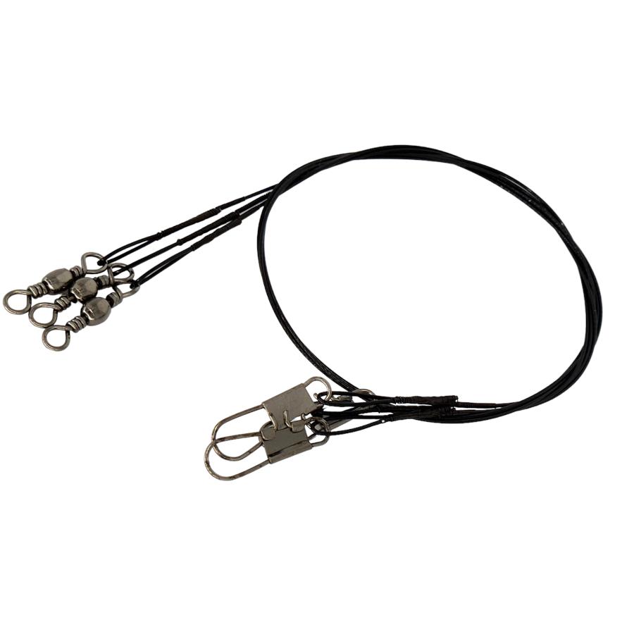 Leader de Acero con Giratorios 35 cm 20 kg