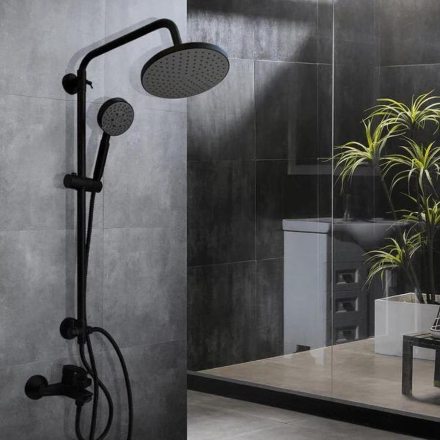 Columna De Ducha Venti Negro Matte