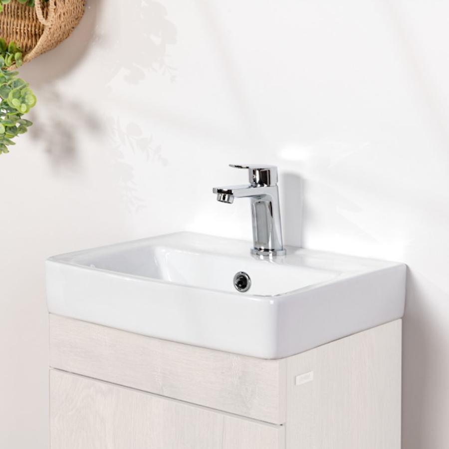  KIT MUEBLE CLAIRE+CUBIERTA 40X89,5 BLANCO