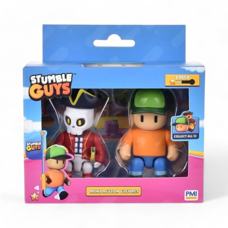 Pack 2 Figuras Articuladas Coleccionables Stumble Guys 8 Cm