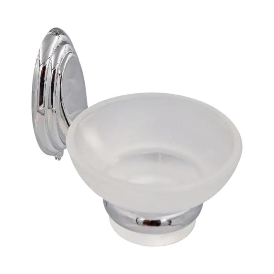 Jabonera Para Baño Taumm Colomba Metal Cromado