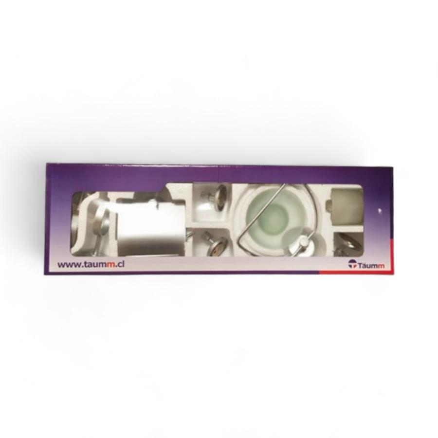 Kit Accesorios Pared Baño Taumm Freiburg 6 Piezas Plateado