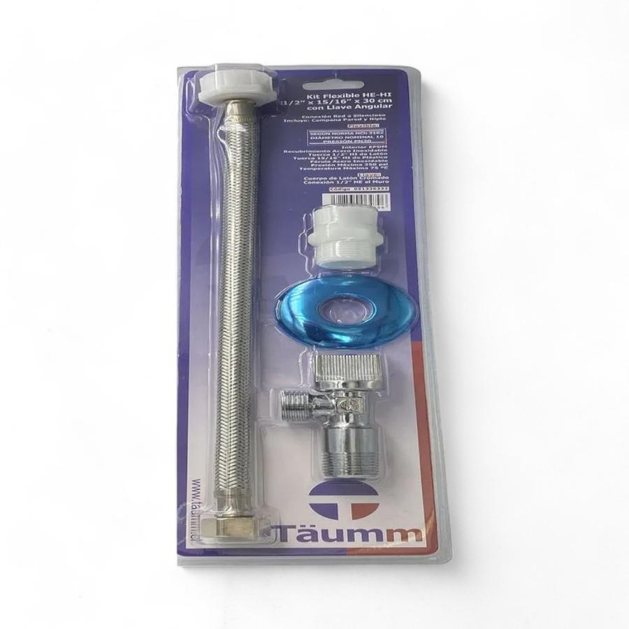 Flexible Con Llave Angular Taumm He-Hi 1/2