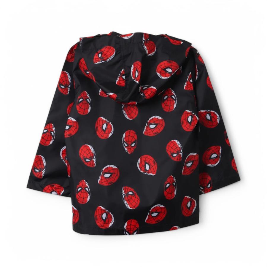 Chaqueta Impermeable Niños Marvel Spiderman Negro