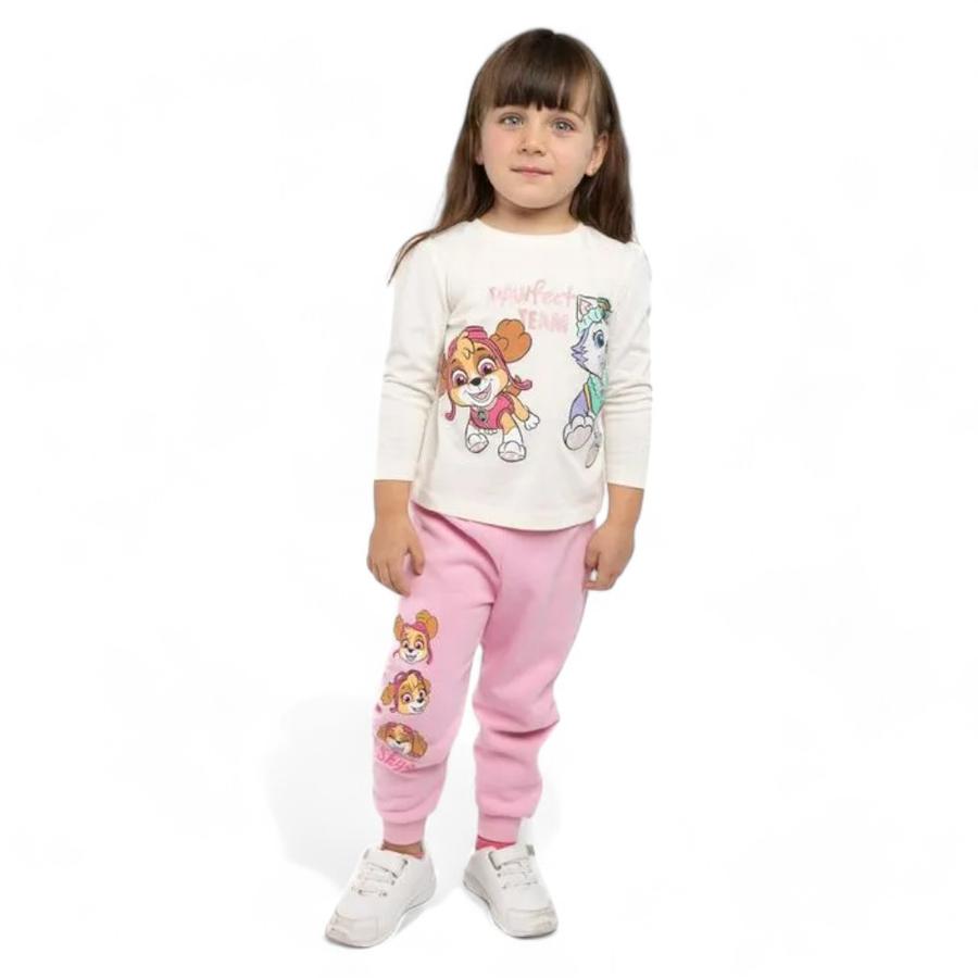 Pantalon Buzo Nina TBC Caras Paw Patrol Rosado