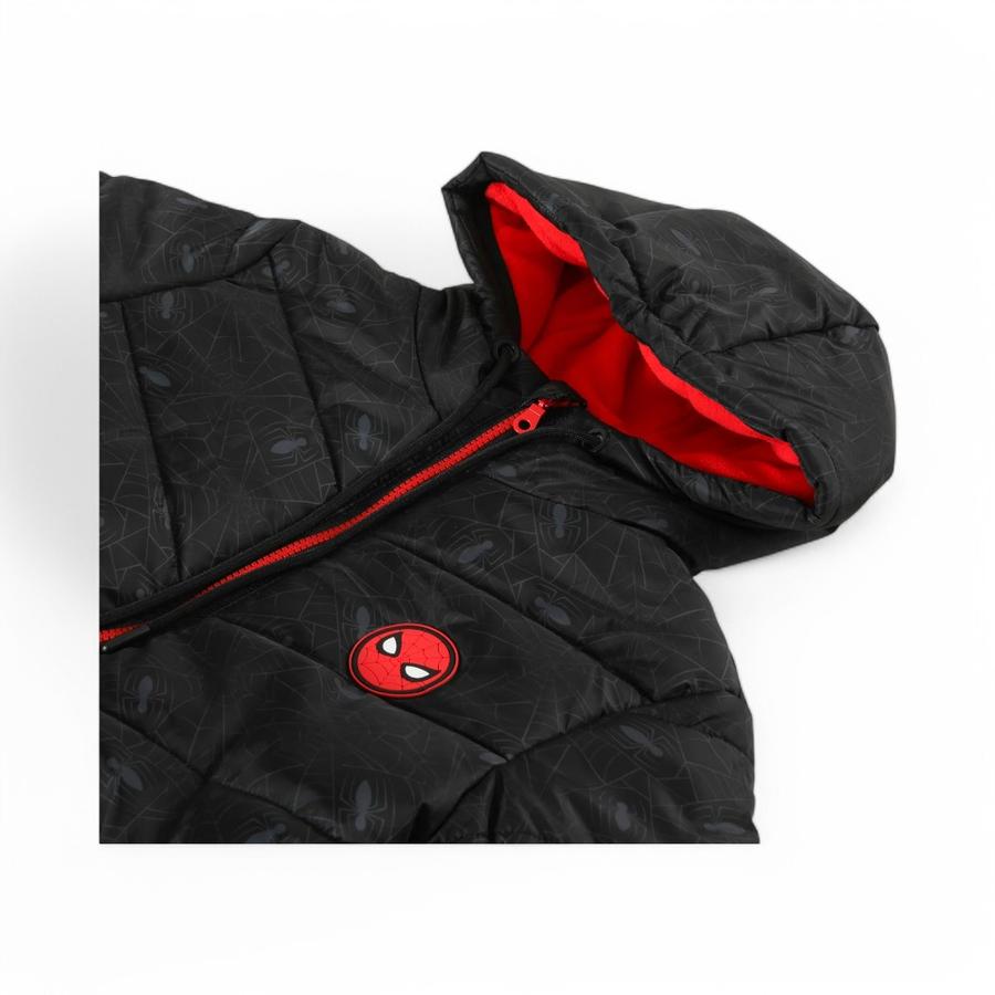 Parka Niños Marvel Spiderman Telarañas Negro/Rojo