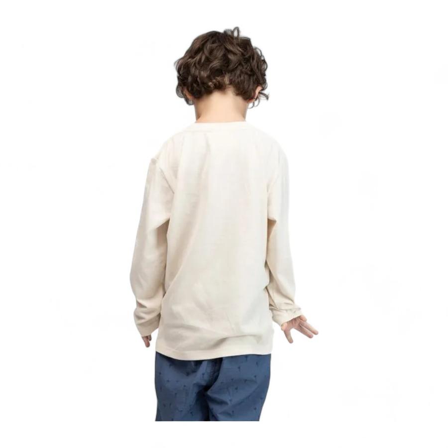 Polera Manga Larga Naruto Niño TBC Blanco