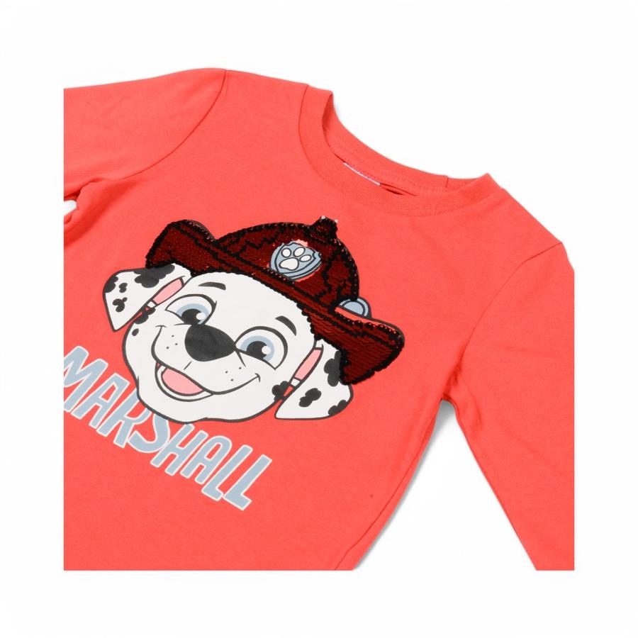 Polera Infantil TBC Paw Patrol Marshall Rojo