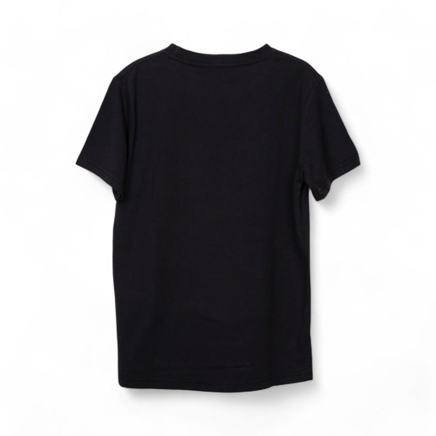 Polera Infantil TBC Minecraft Lentejuelas Manga Corta Negro