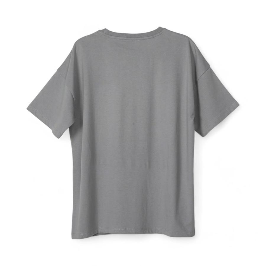 Polera Niñas TBC Minnie Lineal Manga Corta Gris