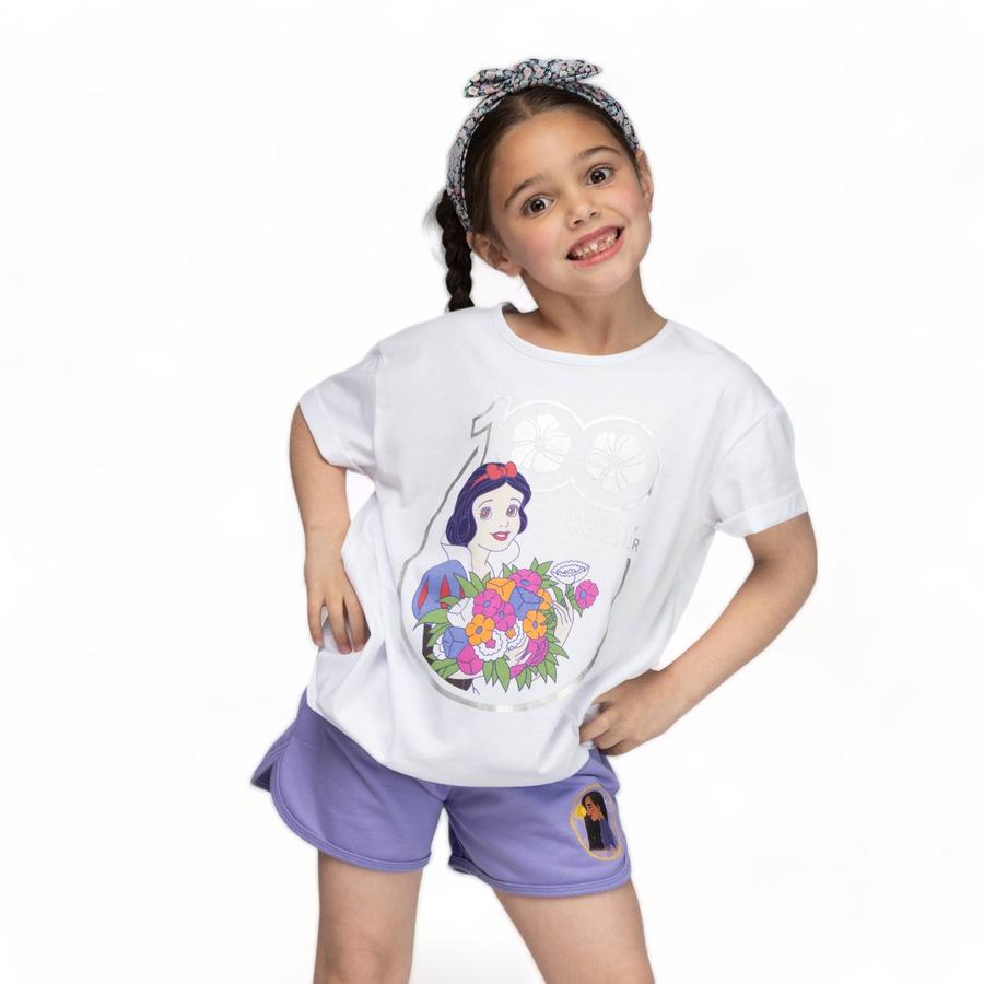 Polera Niña Disney 100 Años Blanca Nieves Blanco