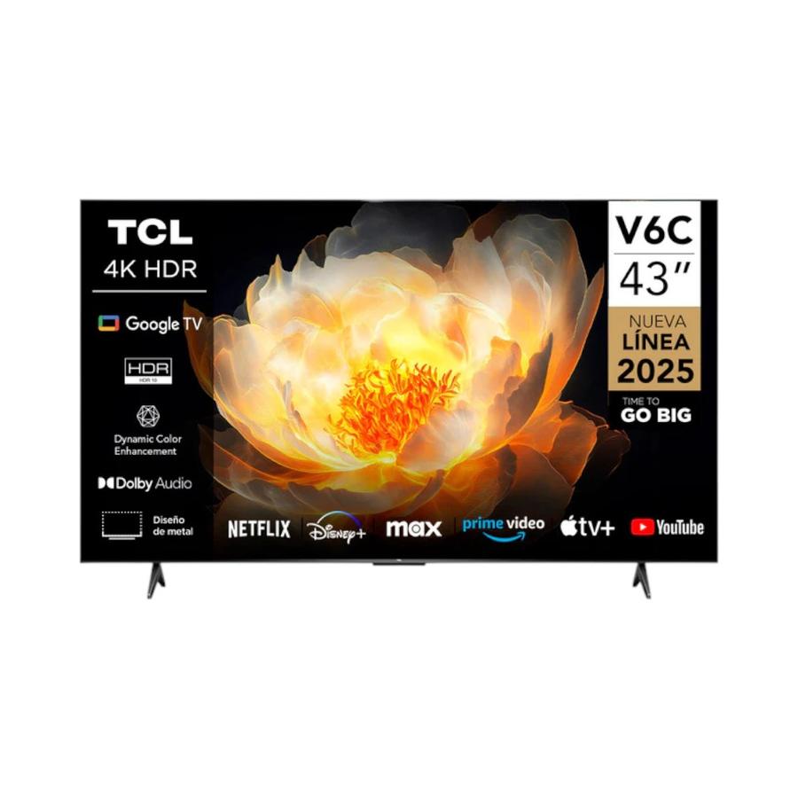 SmartTV TCL 43V6C 43" 4K UHD Google TV 
