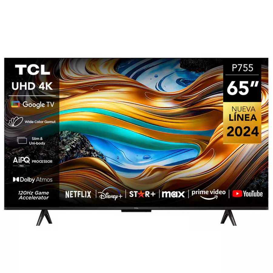 Smart Tv Led 65" 4K UHD Google Tv TCL 65P755 Negro