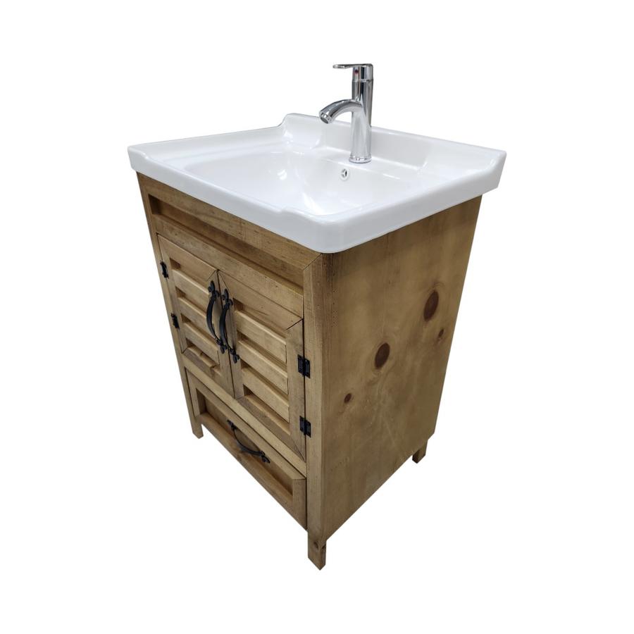 Vanitorio Rustico de 60 cm con cajón