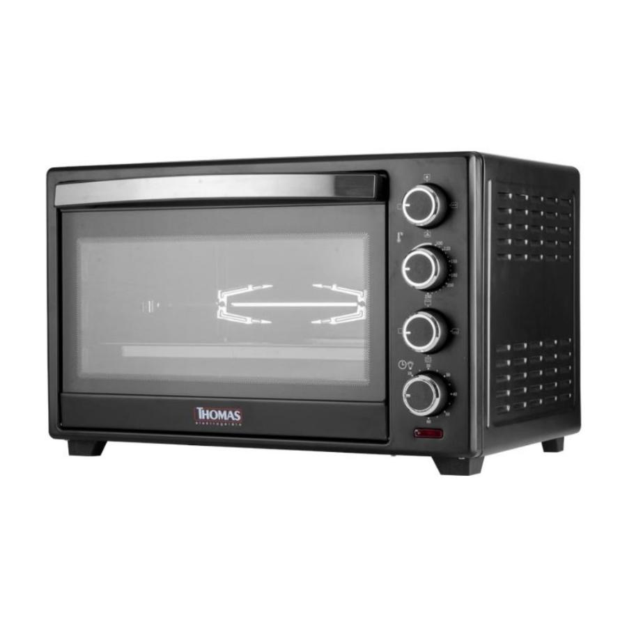 Horno Electrico Thomas Th-38n 38 Litros Negro