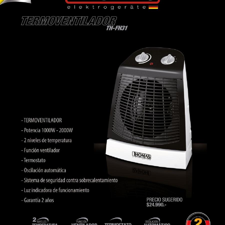 Termoventilador Thomas Th-Fh31