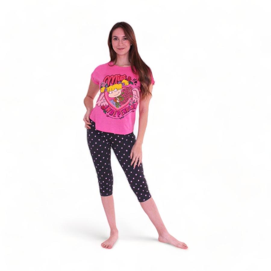 Pijama Mujer Tiare Angélica Pickles De Rugrats Fucsia