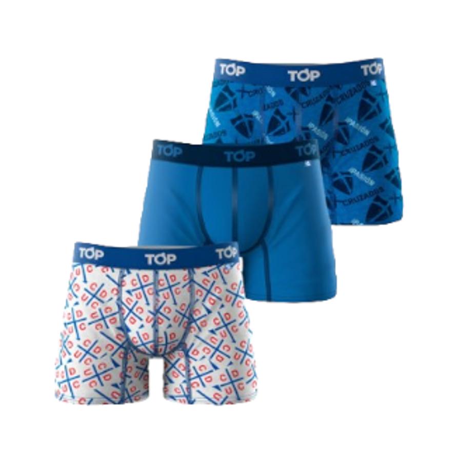 Pack 3 Boxer U Catolica Top Hombre Multicolor