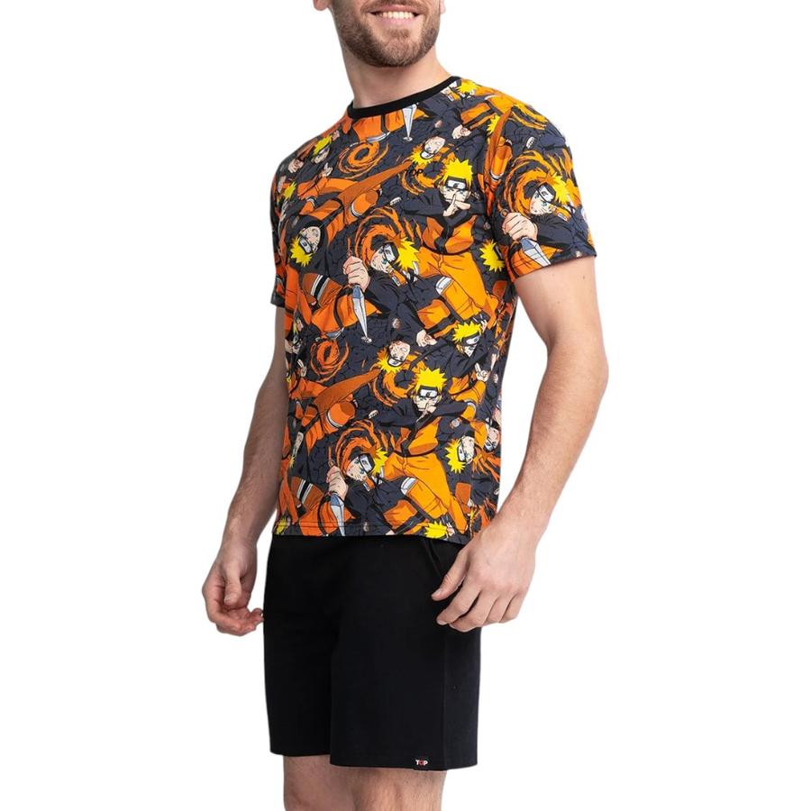 Pijama Algodón Verano Hombre TOP Naruto Shippuden C1