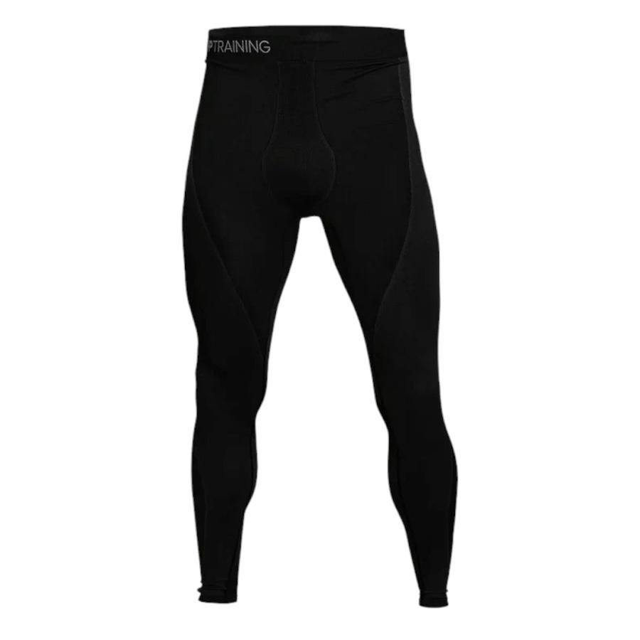Calza Deportiva Primera Capa Microfibra Hombre TOP Negro