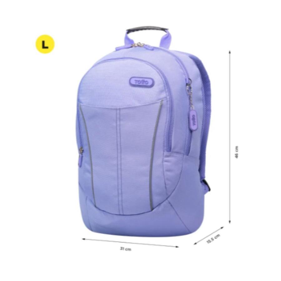 Mochila Escolar Totto Arvar Jacaranda Celeste