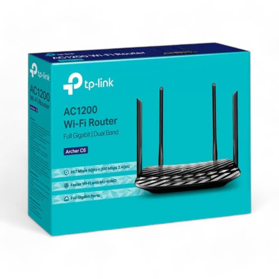 Router Inalámbrico Tp-Link Archer C6 Banda Dual 