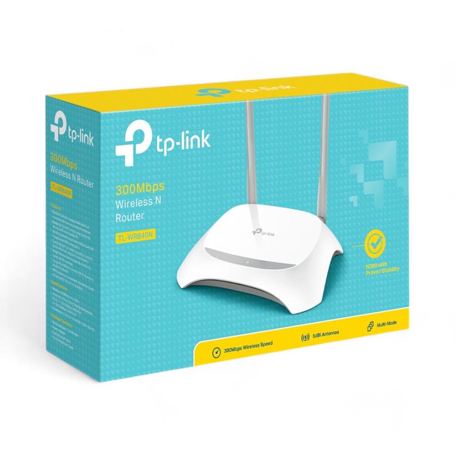 Router Inalámbrico Tp-Link WR840N 300Mbs Blanco
