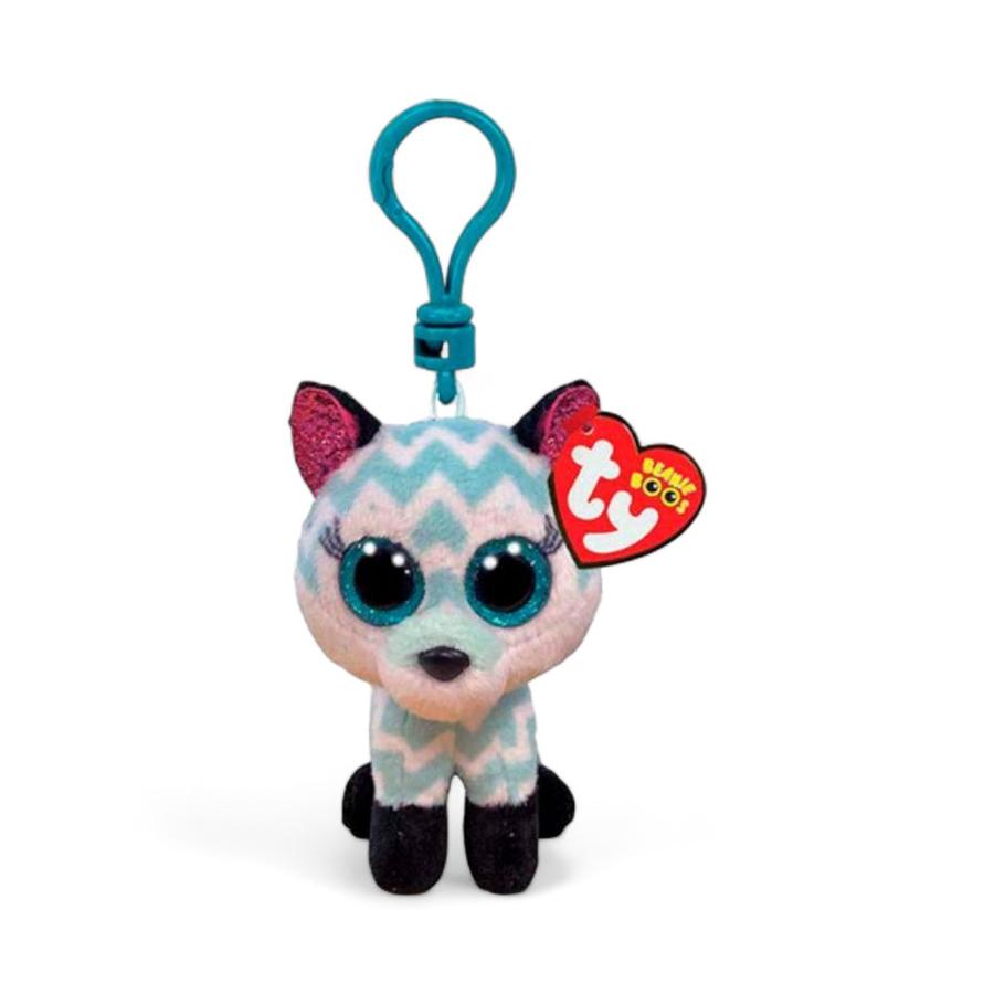 Peluche Llavero TY Beanie Boos Atlas Zorro Azul