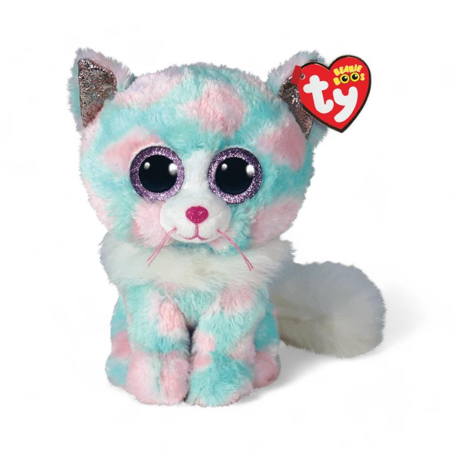 Peluche TY Beanie Boos Opal Gato Regular Pastel