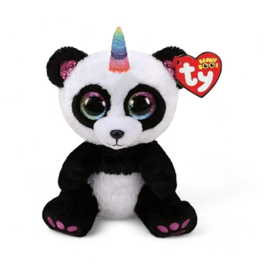 Peluche TY Beanie Boos Mediano Paris Panda Unicornio