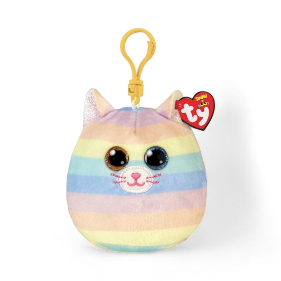 Llavero Peluche TY Squish-A-Boos Heather Gato