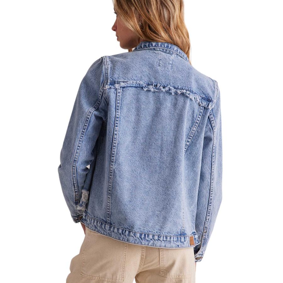 Chaqueta Umbrale Denim Mujer Azul