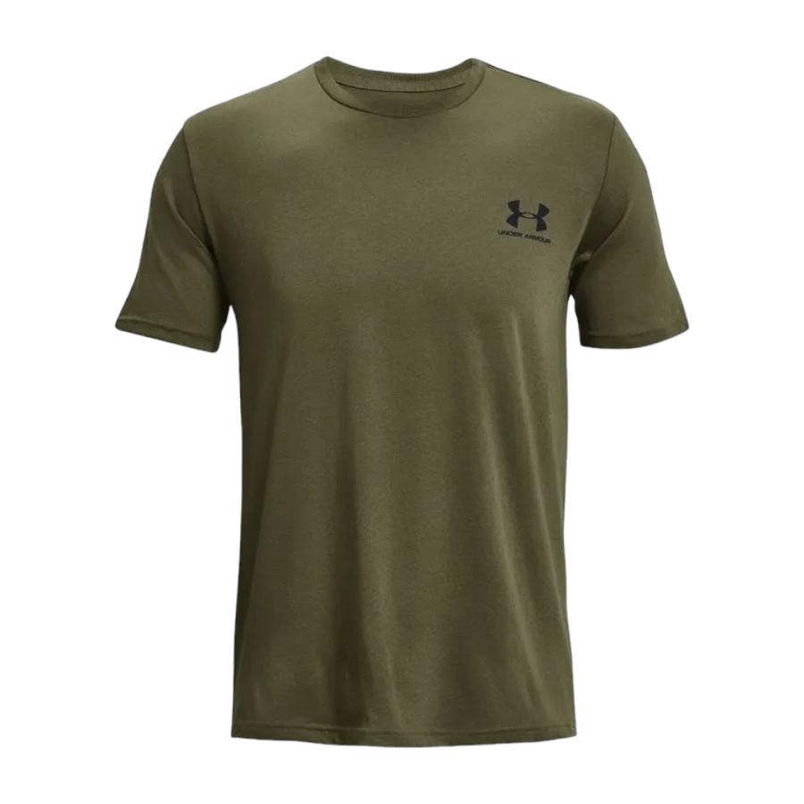 Polera Hombre Under Armour Sportstyle Left Chest Verde