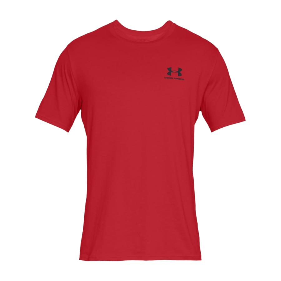 Polera Hombre Under Armour Sportstyle Left Chest Rojo