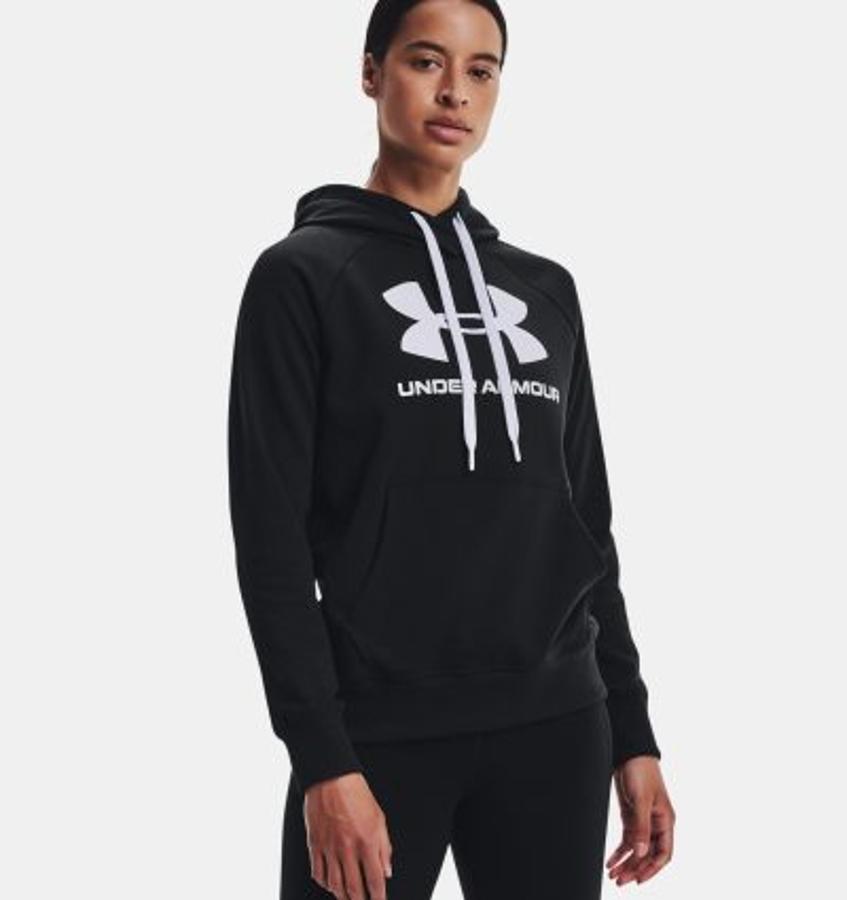 Polerón Mujer Under Armour Rival Fleece Logo Negro