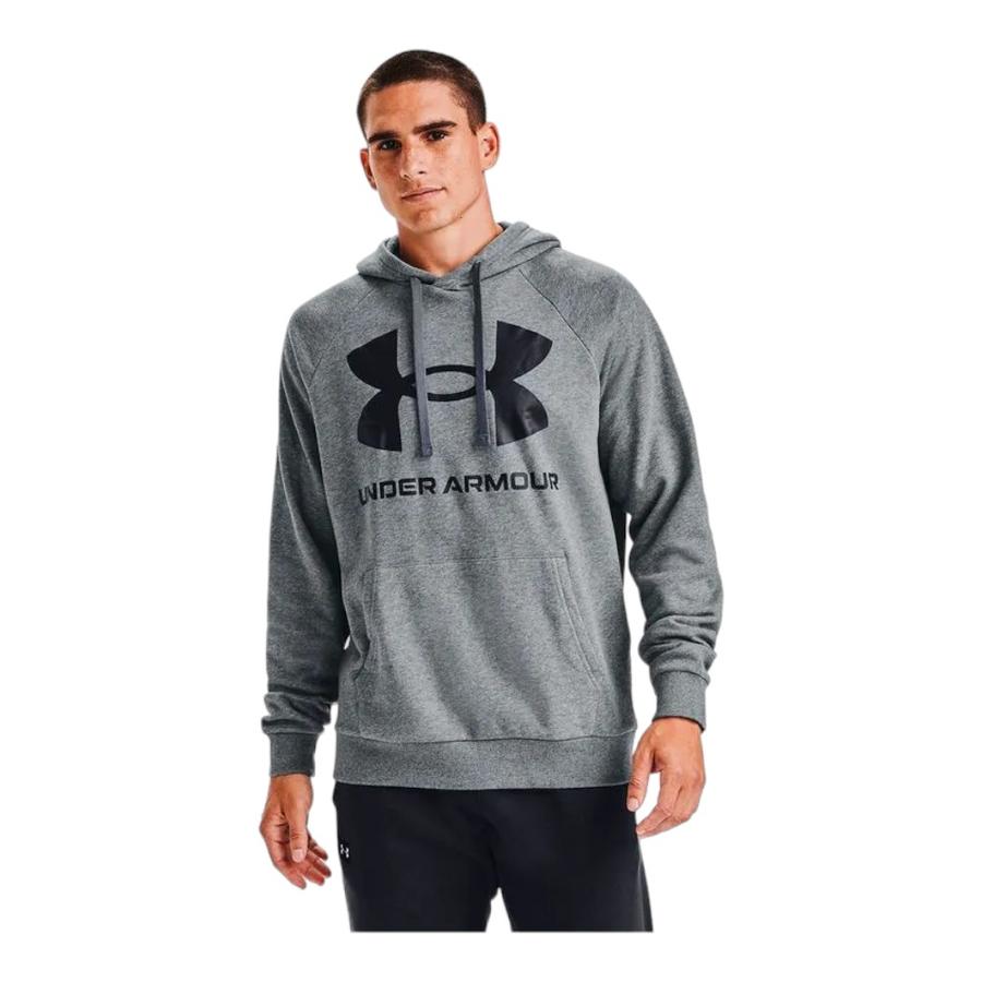 Polerón Deportivo Hombre Under Armour Rival Fleece Gris