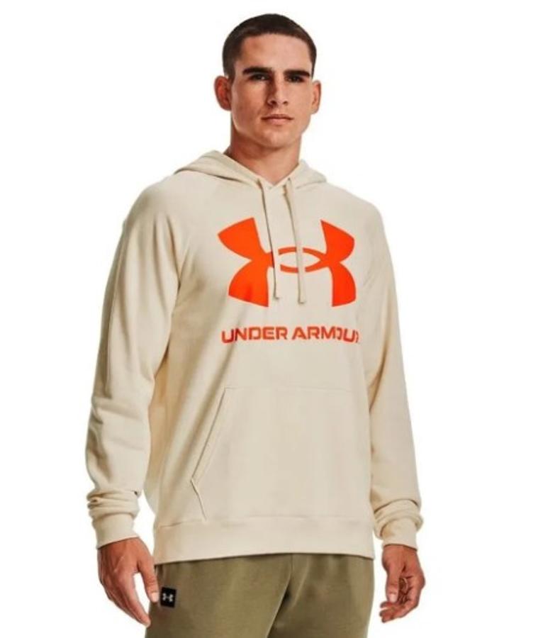 Polerón Under Armour Estampado Hombre Blanco