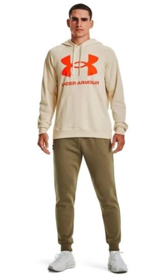 Polerón Under Armour Estampado Hombre Blanco