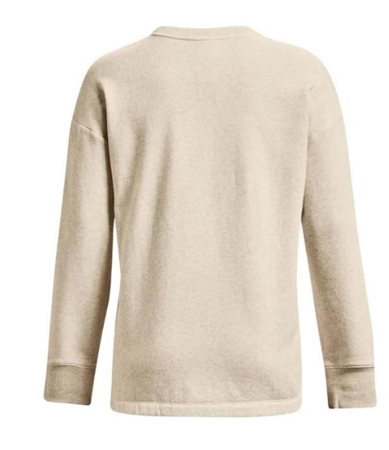 Poleron Under Armour Oversize Mujer Gris