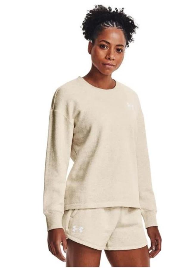 Poleron Under Armour Oversize Mujer Gris