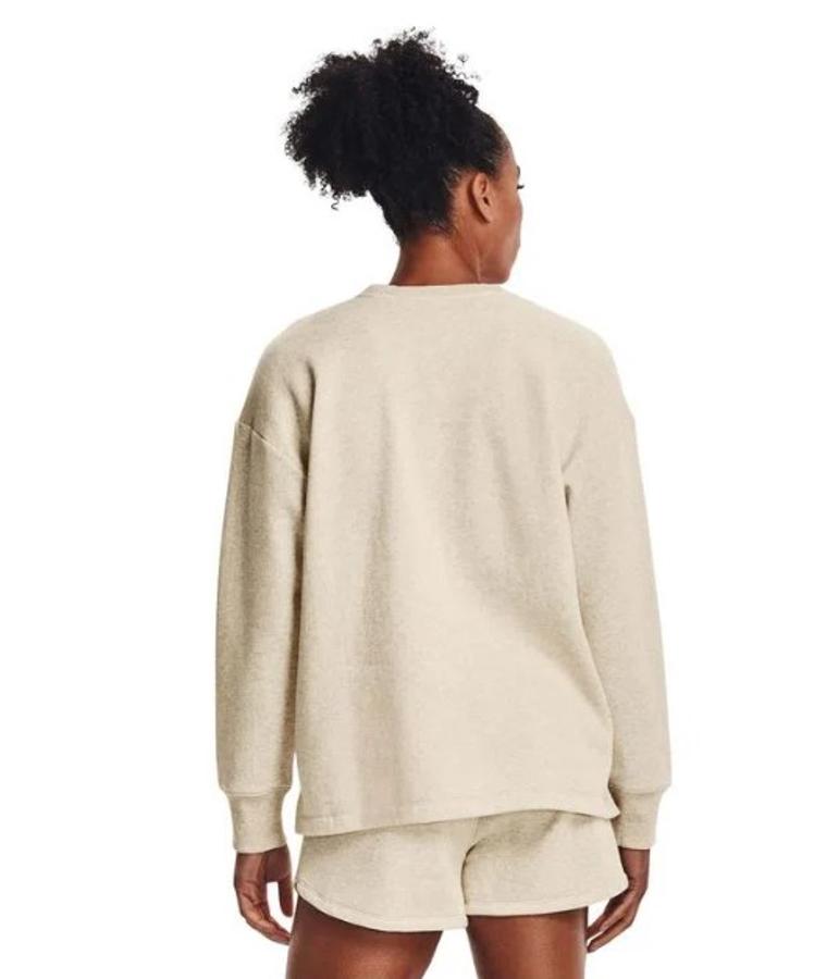 Poleron Under Armour Oversize Mujer Gris