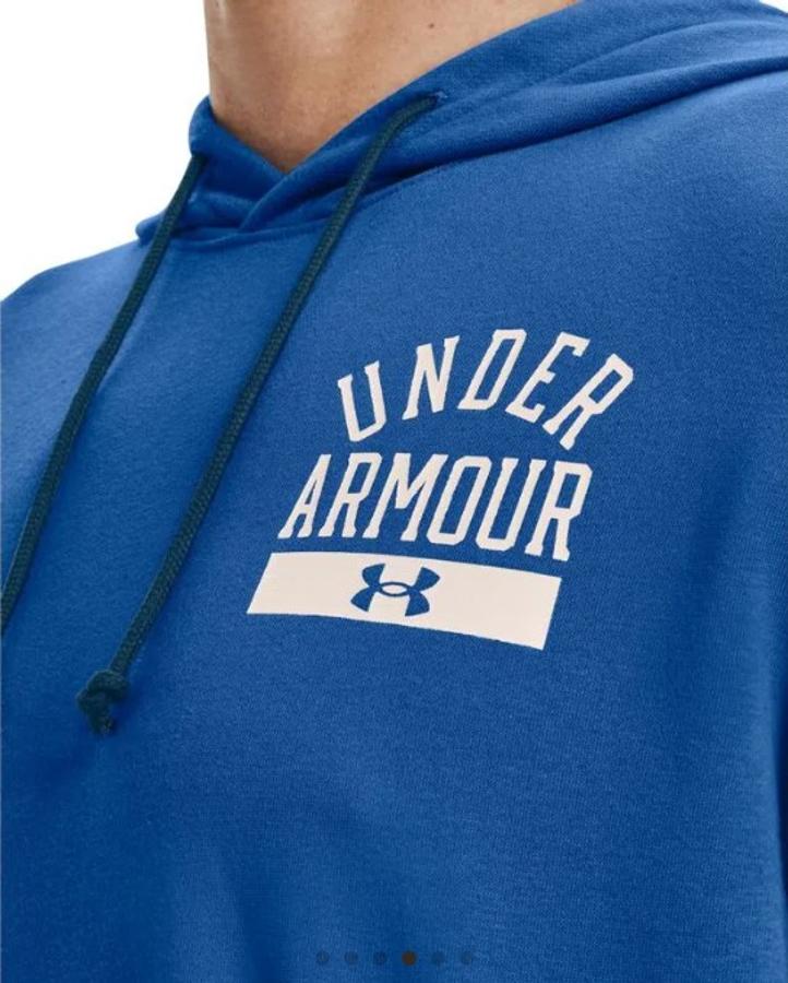 Polera Deportiva Under Armour Algodon Hombre Azul